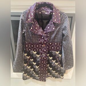 Women’s Saint  Y2K Eclectic Retro design Maliprami Jacket/Coat Sz 44 ( 6/8 )